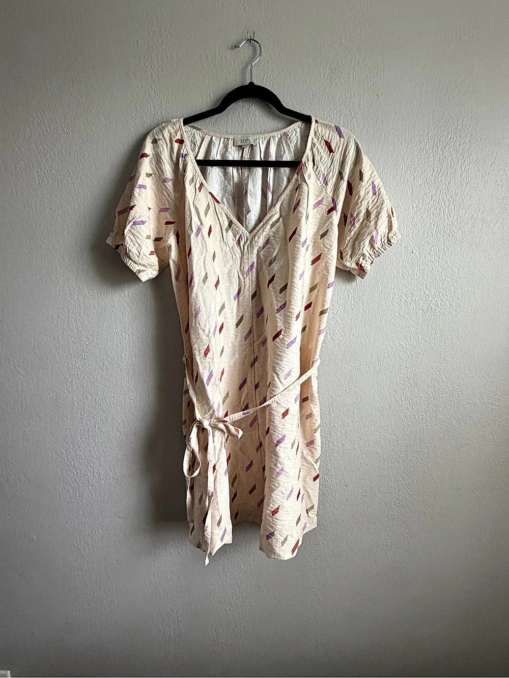 LOFT Printed Mini Dress XS NWT
